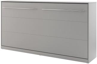 Schrankbett Concept Pro II Horizontal CP-06 (Farbe: Grau, Größe: 90x200 cm)