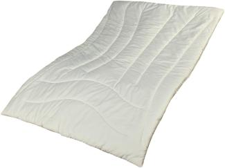 Merino Schafwolle Duo-Warm Steppbett mit Zirbenholz Winter Bettdecke 135x200 cm, 1600g