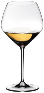Riedel Heart to Heart im Fass gereifter Chardonnay, Weißweinglas, Weinglas, hochwertiges Glas, 670 ml, 2er Set, 6409/97