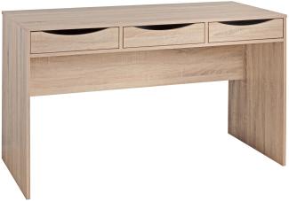 Wohnling Schreibtisch 120x55 cm Sonoma Eiche