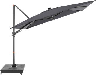 Doppler Sonnenschirm "myZone 220 x 300 LED Pendel", anthrazit, 300 x 220 cm