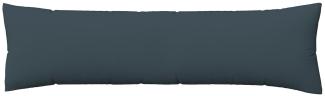 Schlafgut Pure Seitenschläfer Kissenbezug Jersey | 40x140 cm | grey-deep