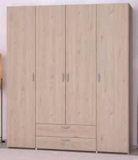 Furn. Design Kleiderschrank Enjour in Eiche 4-türig 160 cm