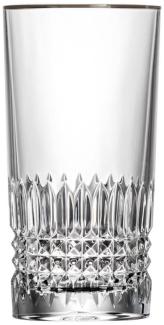 Longdrinkglas Kristall Empire Platin clear (13,5 cm)