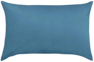 Traumschlaf Basic Single Jersey Kissenbezug | 40x60 cm | blau