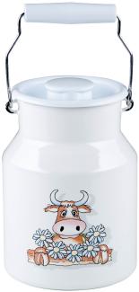 RIESS 0506-084 Milchkanne mit Deckel 1,5 Liter, Country, Almliesel / Kanne