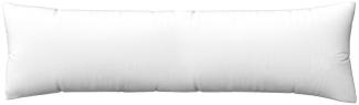 Schlafgut Pure Seitenschläfer Kissenbezug Jersey | 40x140 cm | full-white