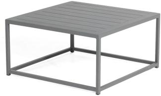 Sonnenpartner Lounge-Tisch Basic Aluminium 70x70 cm anthrazit Loungetisch Beistelltisch
