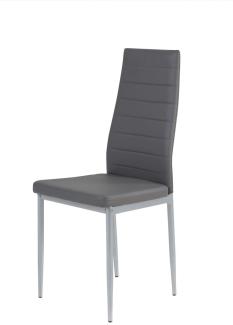 Esszimmerstühle Stühle Vierfußstuhl 4er Set SARIN Grau