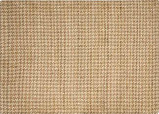 Teppich Jute beige 160 x 230 cm kariertes Muster Kurzflor ARAPTEPE