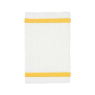 Feiler Handtücher Exclusiv mit Chenillebordüre | Gästetuch 30x50 cm | gelb