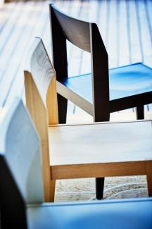 Stuhl Nora weiß lackiert matt
