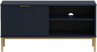 TV-Lowboard Pranav 1D, Farbe: Marineblau