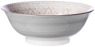 Ritzenhoff & Breker Valencia Schale, Schüssel, Frühstück, Keramik, Grau, Weiß, 21 cm, 745108