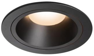 SLV 1003943 NUMINOS DL L LED Deckeneinbauleuchte schwarz schwarz 3000K 55°