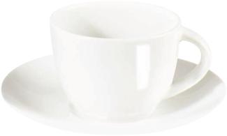 ASA Selection à table Espressotasse mit Untere / Untertasse, Fine Bone China, Warmes Weiß, 70 ml, 1930013
