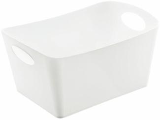 Koziol Aufbewahrungsbox Boxxx M, Kiste, Bottich, Organic Recycled, Recycled White, 3. 5 L, 1404125