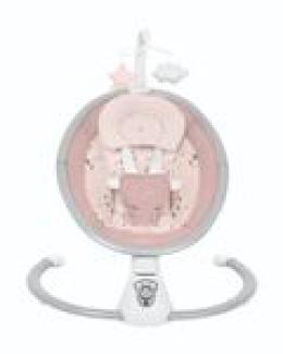Kikkaboo elektrische Babywippe Twiddle, Schaukelfunktion, Fernbedienung, Timer pink
