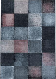 Kurzflor Teppich Clara Läufer - 80x250 cm - Pink