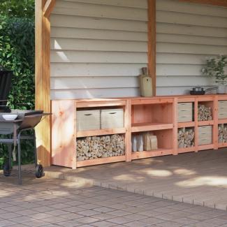 vidaXL Outdoor-Küchenschränke 2 Stk. Massivholz Douglasie