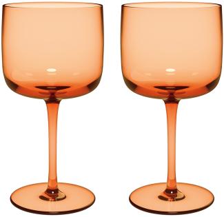 like. by Villeroy & Boch Like Glass Weinkelch 270 ml 2er Set Apricot - DS