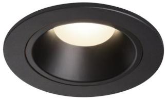 SLV 1003823 NUMINOS DL S LED Deckeneinbauleuchte schwarz schwarz 4000K 55°
