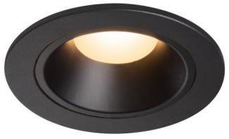 SLV 1003796 NUMINOS DL S LED Deckeneinbauleuchte schwarz schwarz 3000K 40°