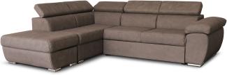 Fina Ecksofa Links, Mozart - Taupe