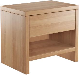 Erst-Holz Nachttisch Buche Nachtkästchen Bettkommode Nachtschrank mit Schublade 90. 20-K39