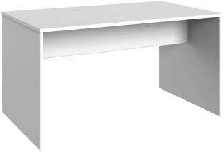 Stylefy Lio Schreibtisch II Weiß