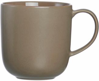 Ritzenhoff & Breker Becher Sonora, mit Henkel, Henkelbecher, Kaffeebecher, Tasse, Porzellan, Braun, 400 ml, 412420