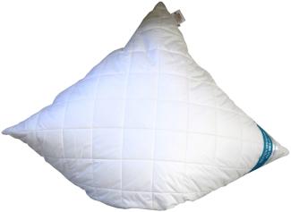 Hofmann´s Faserkissen Kopfkissen Allergiker Kissen 80x80 cm Baumwolle mit RV