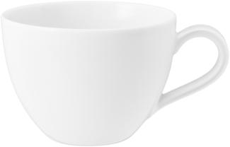 Kaffee-Obertasse 0,26 l Beat Weiss Seltmann Weiden Kaffeetasse - MikrowelleBackofen geeignet, Spülmaschinenfest