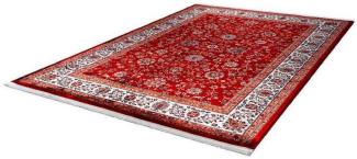 Casa Padrino Wohnzimmer Teppich mit orientalischen Ornamenten Rot / Mehrfarbig - Verschiedene Größen