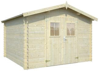 Palmako Gartenhaus WW-116-19 Gerätehaus aus Holz Geräteschrank mit 19 mm Wandstärke Gartenhaus mit Montagematerial