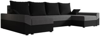 Sofa mit Schlaffunktion in U-Form VIVIANA, 311x90x140, sawana 05/sawana 14