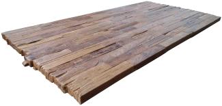 TOPS&TABLES Tischplatte 240x100 Recyceltes Teak Natur