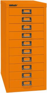 Bisley MultiDrawer™, 29er Serie, DIN A4, 10 Schubladen, Farbe orange