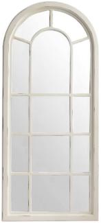 Casa Padrino Landhausstil Spiegel Antik Weiß 70 x 4 x H. 160 cm - Handgefertigter Wandspiegel im Shabby Chic Look