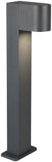 LED Sockelleuchte in Anthrazit mit Erdspieß, Höhe 50cm
