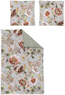 Irisette Flausch-Cotton Bettwäsche Set Zobel 8854 multi 155 x 200 cm + 1 x Kissenbezug 80 x 80 cm
