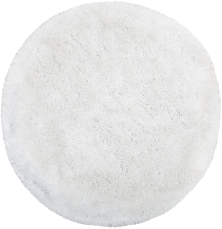 Teppich weiß ⌀ 140 cm Shaggy CIDE