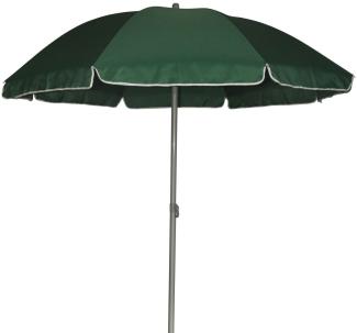 TrendLine Sonnenschirm grün Ø 180 cm UV-Schutz: 60+ Sonnenschutz Strandschirm