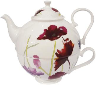 Tea for One Brillantporzellan: Luxuriöser Teegenuss für anspruchsvolle Genießer Mohnwiese