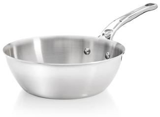 De Buyer Affinity Sauté Pan Stainless Steel curved 24 cm