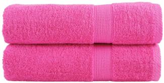 Premium-Handtücher 2 Stk. Rosa 50x100cm 600g/m² 100% Baumwolle 137521