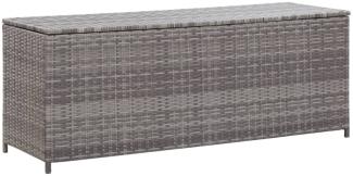 Gartenbox Grau 120x50x60 cm Poly Rattan