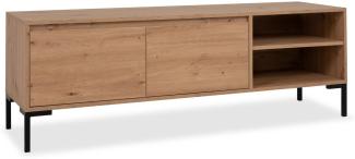 Homestyle4u TV-Board, Holz natur, 150 x 49 x 40 cm