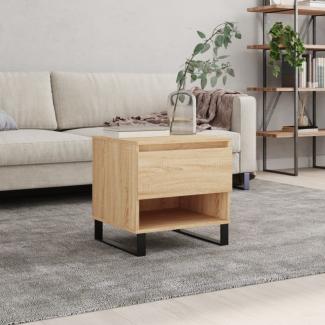 vidaXL Couchtisch Sonoma-Eiche 50x46x50 cm Holzwerkstoff