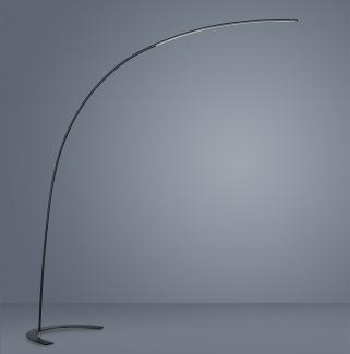 LED Bogenlampe SHANGHAI dimmbar, 200cm Ausladung, Metall schwarz